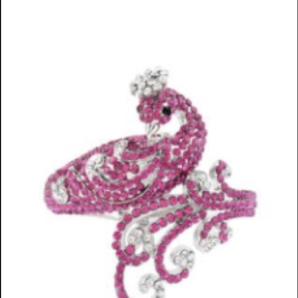 Austrian Crystal Peacock Bangle Bracelet